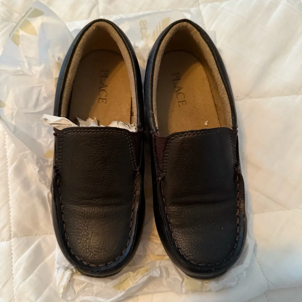 The Children's Place dark brown Kids Moccasins